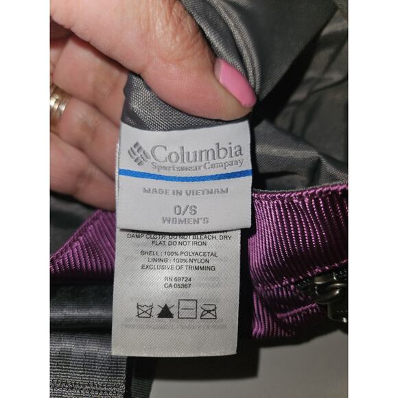 Columbia Azza II Women's Purple Messenger Bag Casual Travel School Work 12x11x4 - Picture 11 of 12